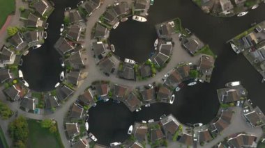 Lemmer Marina Sıradışı Çarkları ve Geometrik Şekiller Kuş Gözü Görünümü