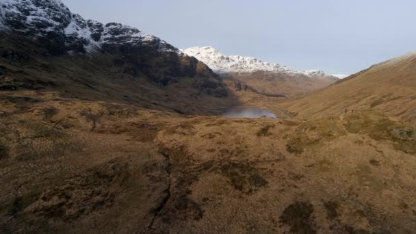 Loch Restil Loch Nelle Highlands Scozzesi — Video Stock