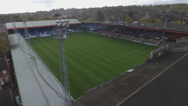 Luton Fotbollsklubb Flyga — Stockvideo