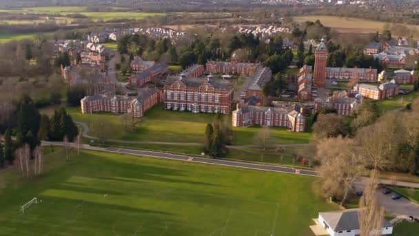 Napsbury Park Antiguo Hospital Albans Desde Aire — Vídeos de Stock