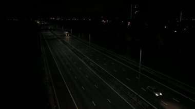 Gece Saati Otoyolu Kapanış Çalışmaları