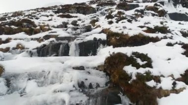 Kardan Küçük Buz Şelalesi Eriyor