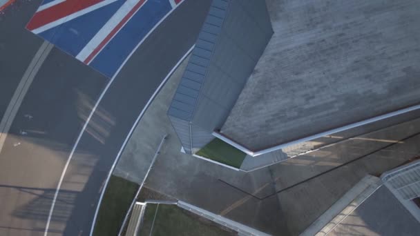 Birds Eye View Podium Area Silverstone Race Circuit — 비디오