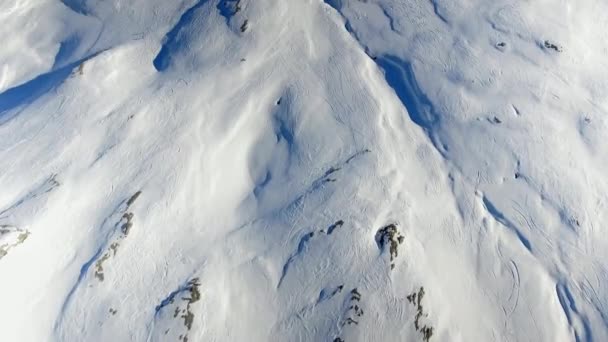Быстрое Воздушное Раскрытие Альп — стоковое видео