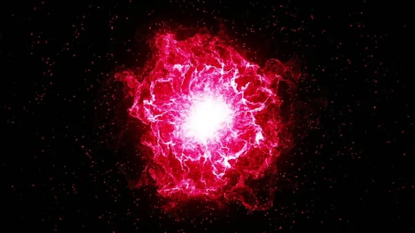 Big bang, big explosion in the space.