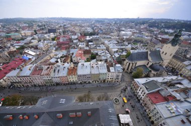 Lviv Ukrayna şehir mimarisi