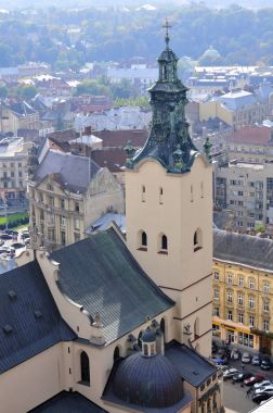 Lviv Ukrayna şehir mimarisi