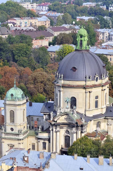 Arquitetura Cidade Ucraniana Lviv — Fotografia de Stock