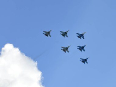 Havacılık tatil ve akrobasi Voronej 18 Ağustos 2012