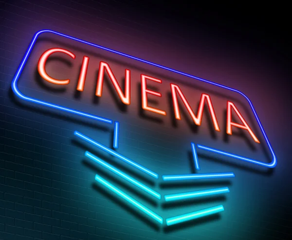 Cinema sign concept. — Stock Photo, Image