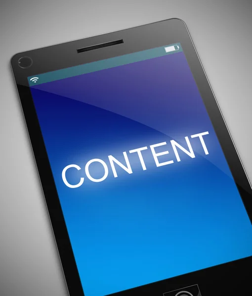 Content-Technologie-Konzept. — Stockfoto