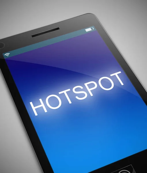 Wifi-Hotspot-Konzept. — Stockfoto