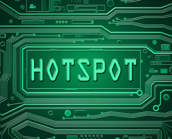 Hotspot tech concept. — Stock Photo, Image