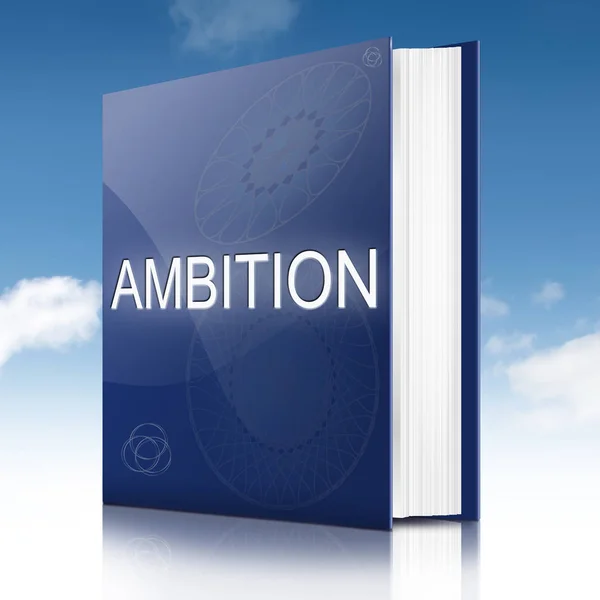 Livre conceptuel sur l'ambition . — Photo