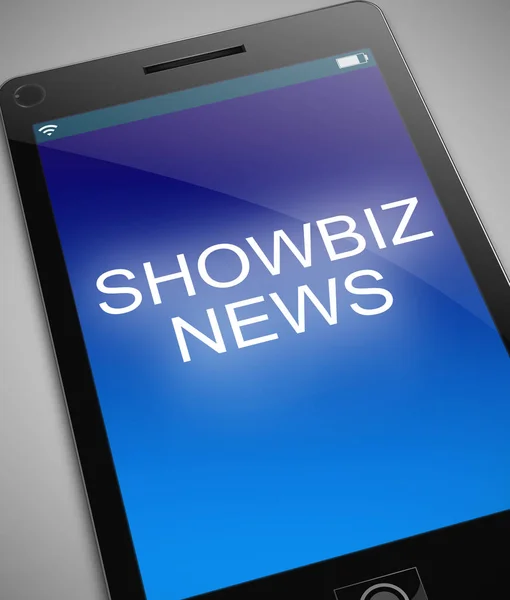 Concepto de noticias de Showbiz . —  Fotos de Stock