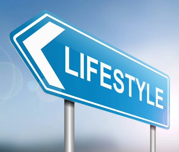 Lifestyle sign concept. — Stock Photo, Image