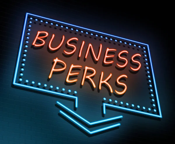 Business perks concept. — Stock Photo, Image