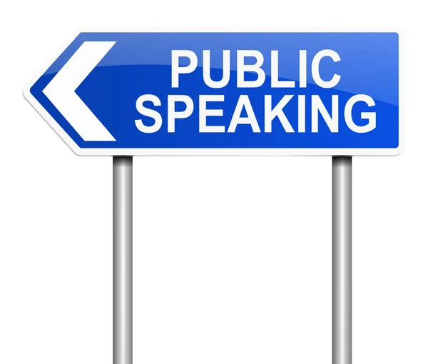 Public speaking concept. — Stock Photo, Image