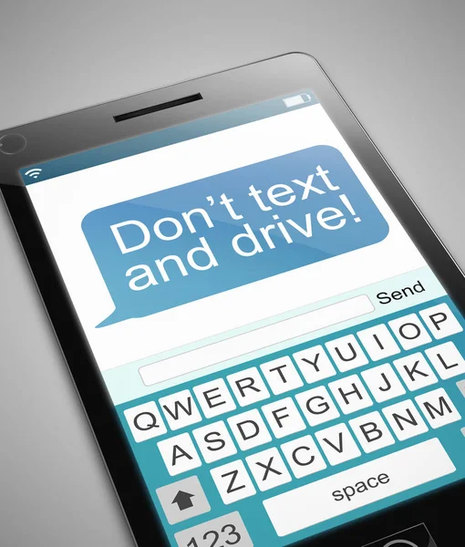 Texting en drijvende concept. — Stockfoto