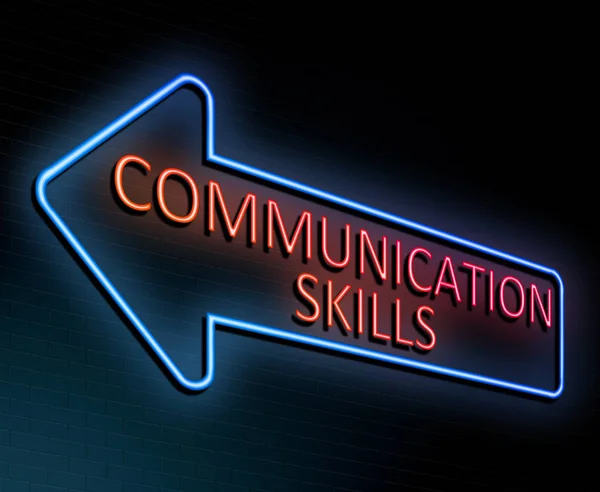 Communication skills-konceptet. — Stockfoto