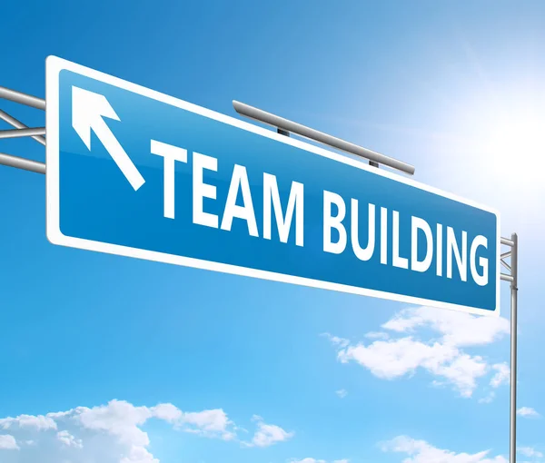 Teambuilding koncept. — Stockfoto