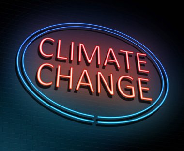 İklim değişikliği kavramı.