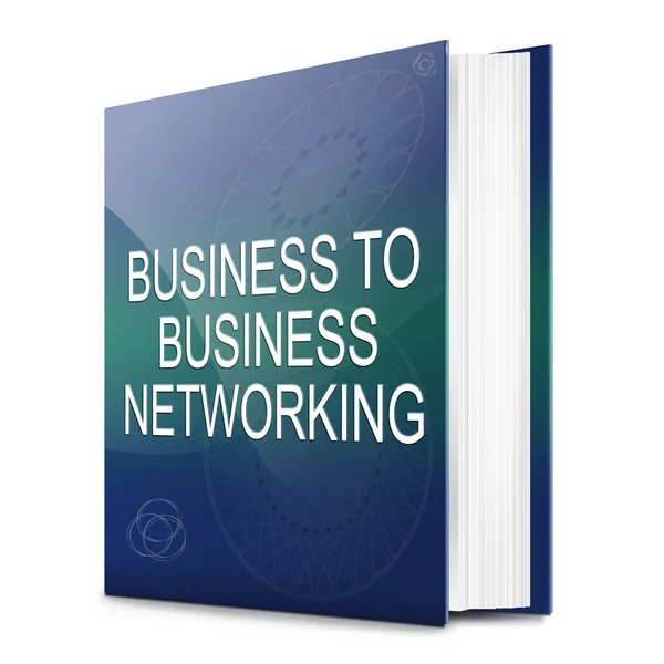 Concetto di business to business networking . — Foto Stock