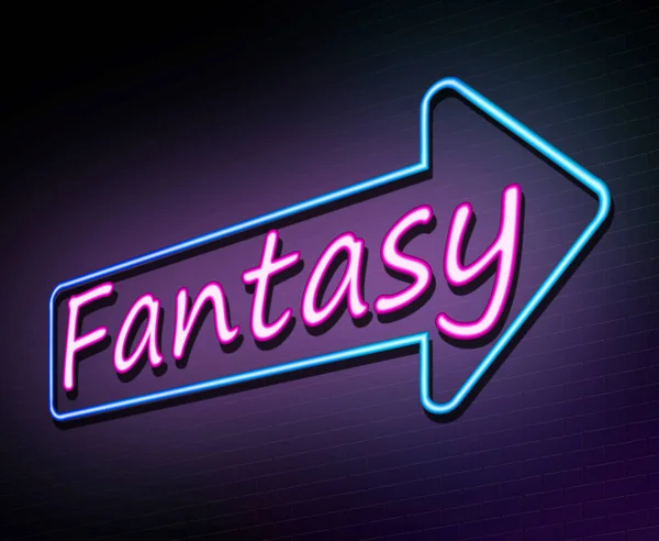 Fantasy neon koncept. — Stockfoto