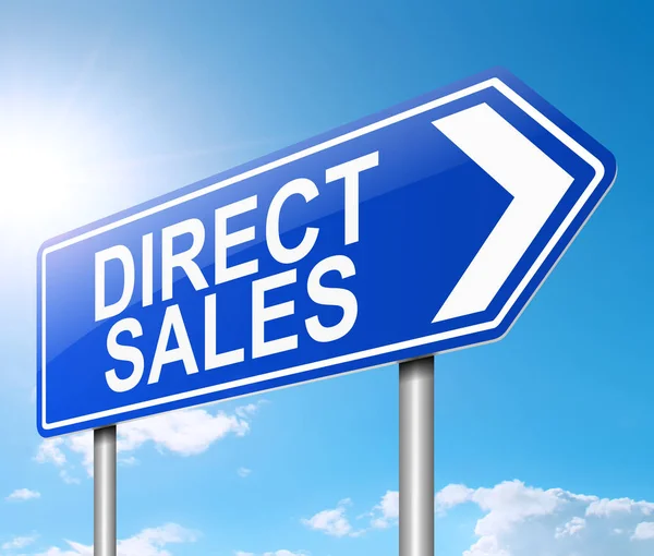 Direct sales concept. — Stock Photo, Image
