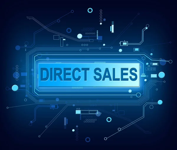 Concepto de venta directa . — Foto de Stock