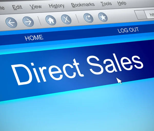 Direct sales concept. — Stock Photo, Image