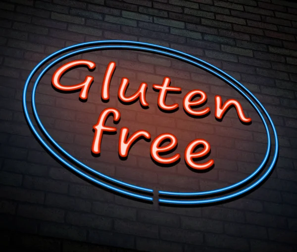 Gluten fri koncept. — Stockfoto