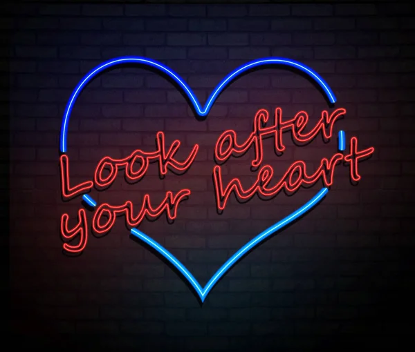 ดูแลหัวใจของคุณ . — ภาพถ่ายสต็อก