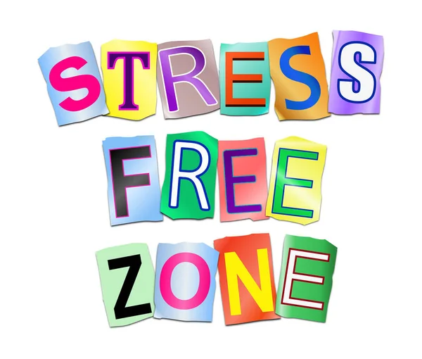 Stress free zone. — Stock Photo, Image