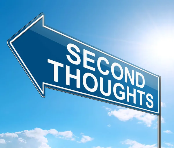 İkinci düşünce kavramı.