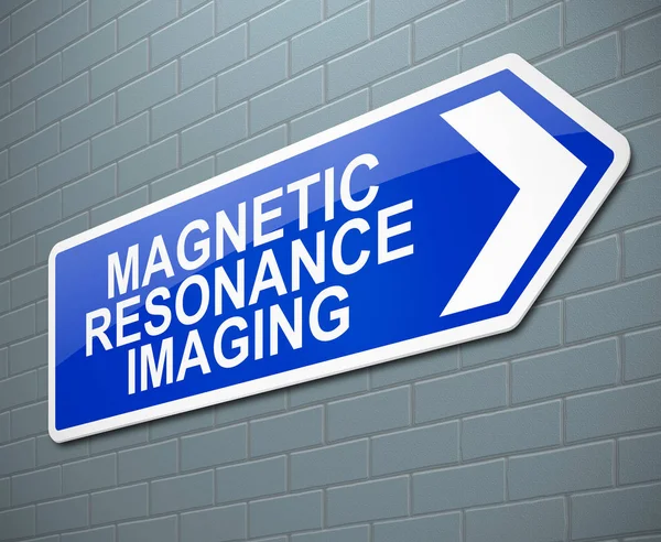 Concetto di risonanza magnetica . — Foto Stock