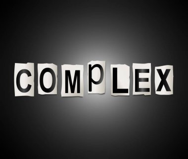 Karmaşık kelime kavram.