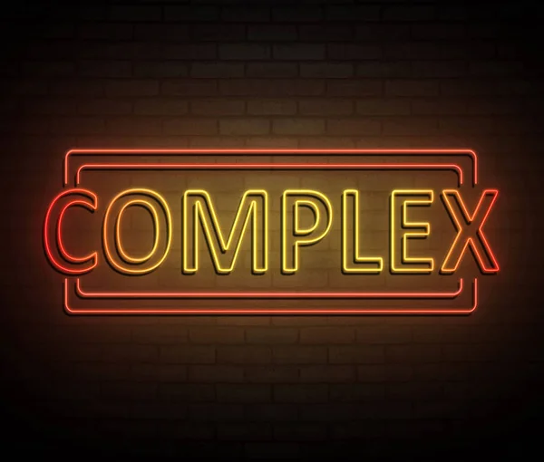 Neon complex concept. — Stock Photo, Image