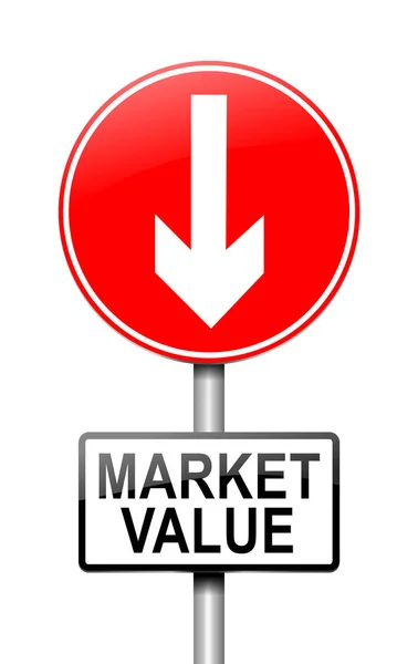 Market vallue concept. — Stock Photo, Image