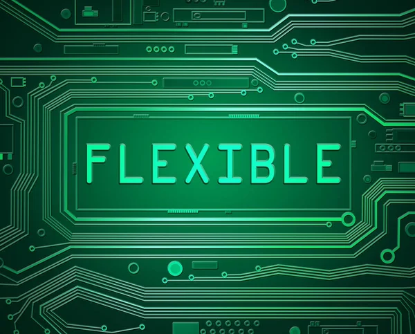 Concepto de tecnología flexible . — Foto de Stock