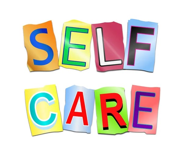 Self Care concept. Stockfoto