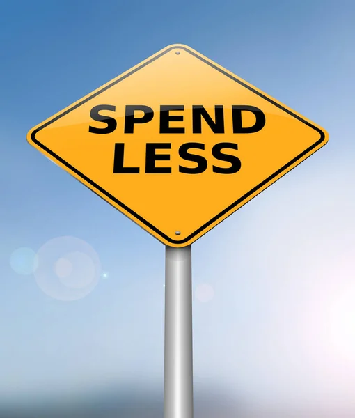 Spend less concept. — Stock Photo, Image