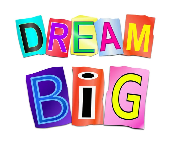 Dream big concept. — Stock Photo, Image