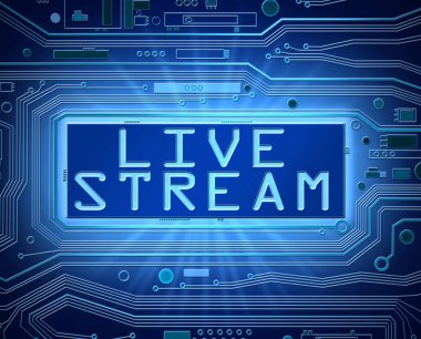 canlı akışı kavramı.