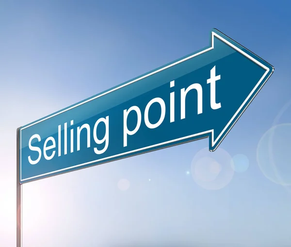 Selling point concept. — Stock Photo, Image