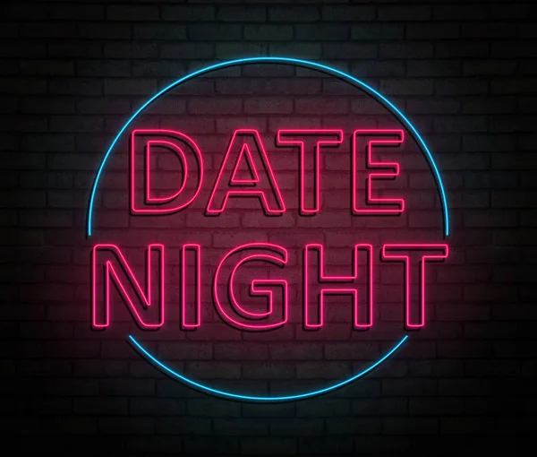 Date night concept. Stock Image