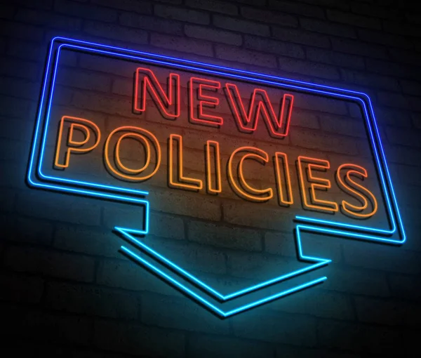 New policies concept. — Stock Photo, Image