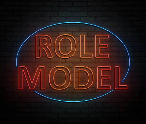 Role model concept. — Stock Photo, Image