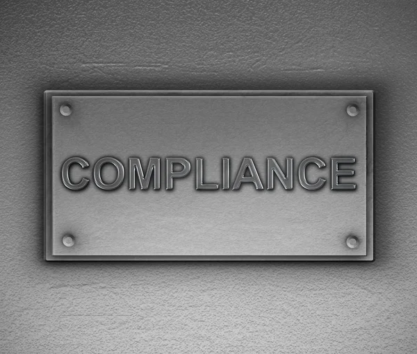 Compliance begreppet. — Stockfoto