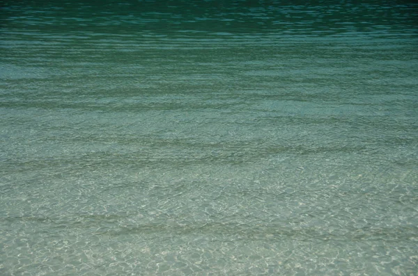 Transparent Turquoise Water Surface — Stock Photo, Image
